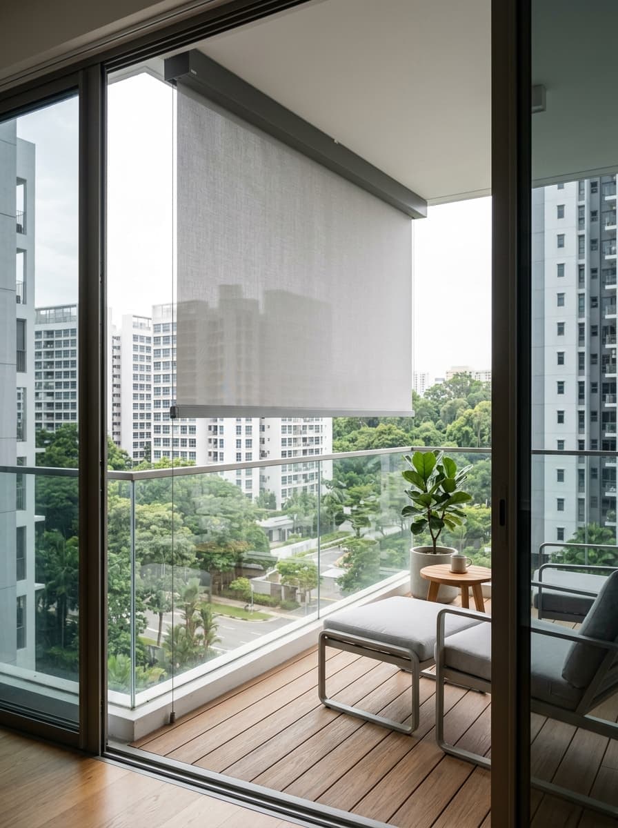 Outdoor Motorised Blinds